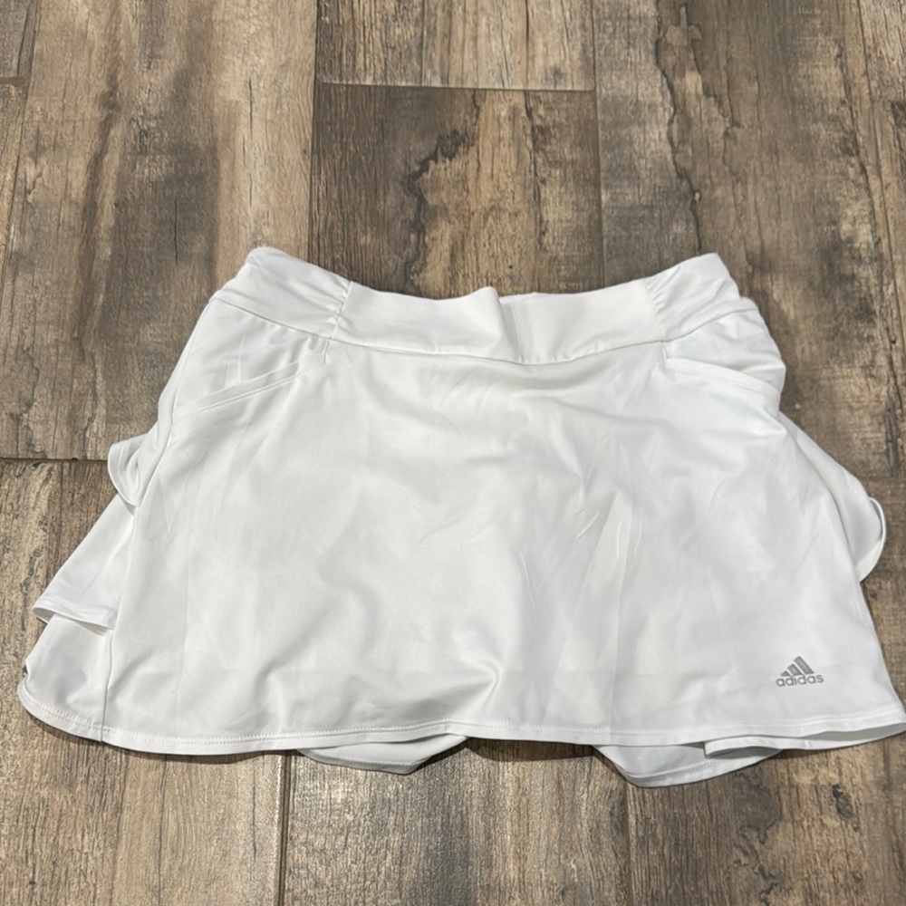 Adidas Classic White Sports Skirt